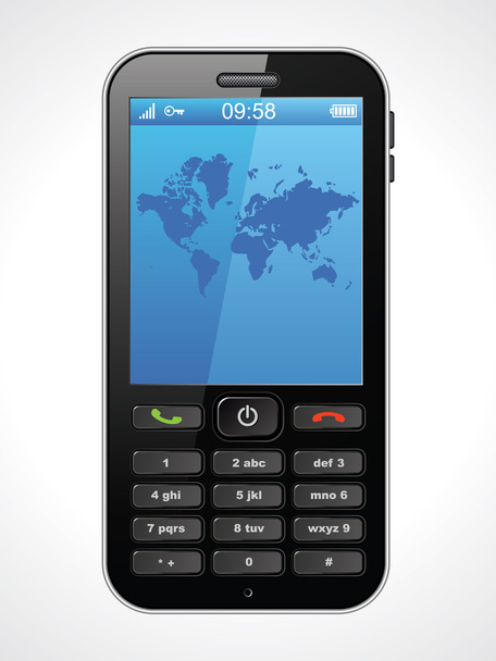 Teléfono móvil - Vector, imagen