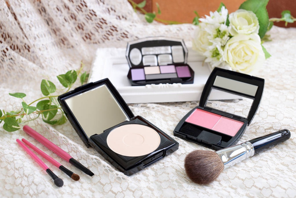 Cosmetic products on the table - Photo, Image