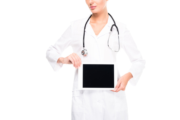 doctor with digital tablet - Fotó, kép