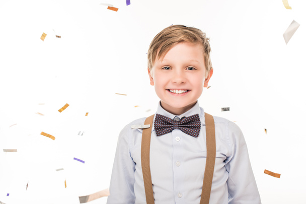 happy boy with bow tie - Fotó, kép