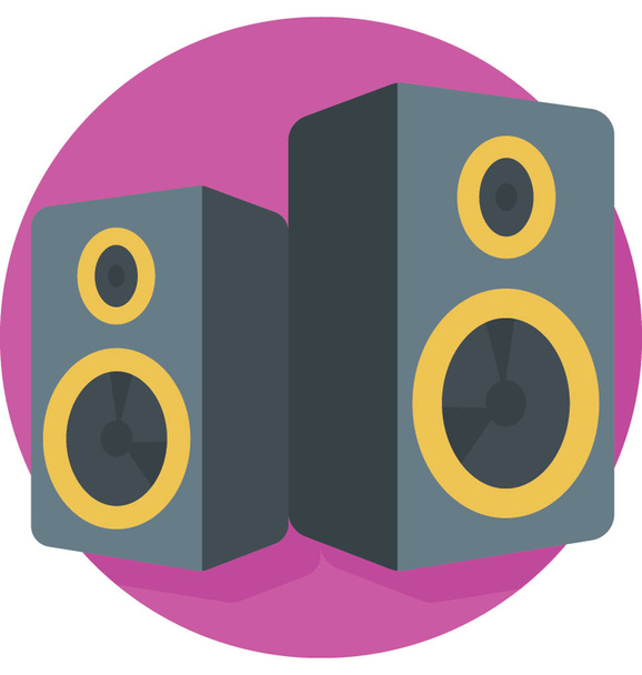  Speaker Vector Icon  - ベクター画像