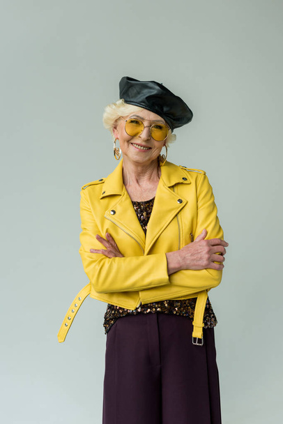 fashionable senior woman   - Φωτογραφία, εικόνα