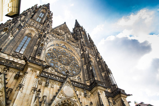St. Vitus Cathedral in Prague, Czech Republic - Fotoğraf, Görsel
