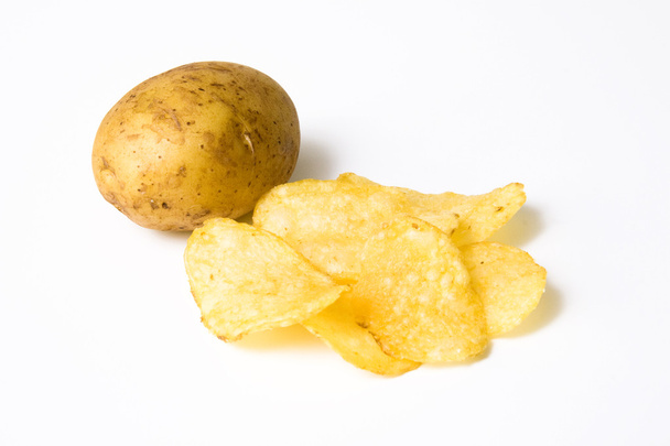 Aardappelchips - Foto, afbeelding