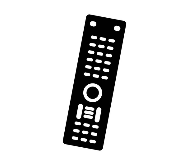 tv control icon on white background - Vector, Image
