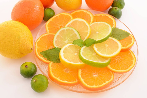 Fresh citrus fruits - Photo, Image