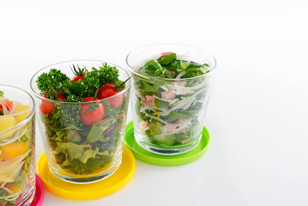 Salada de legumes frescos - Foto, Imagem