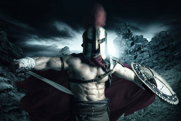 Antiguo soldado o gladiador
 - Foto, imagen