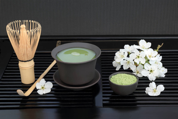 Японский чай маття
  - Фото, изображение