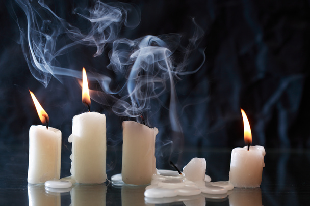 Candles On Dark - Photo, Image