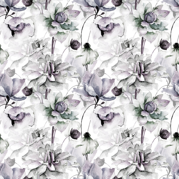 Floral seamless wallpaper - Foto, immagini