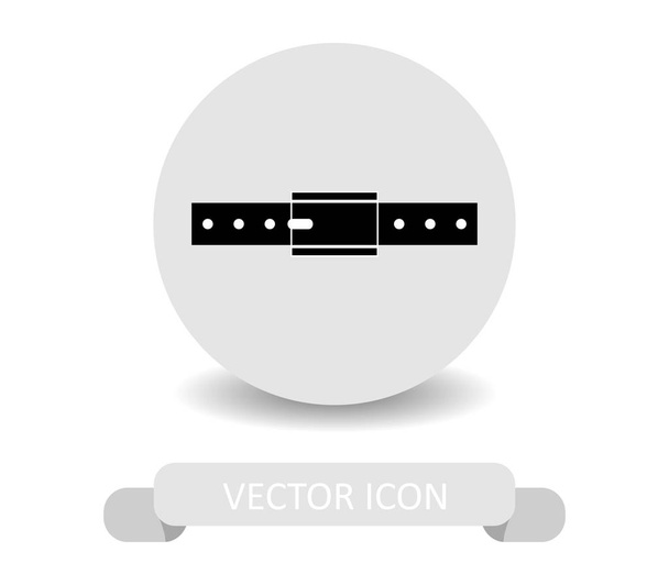 strap icon on white background - Vector, Image