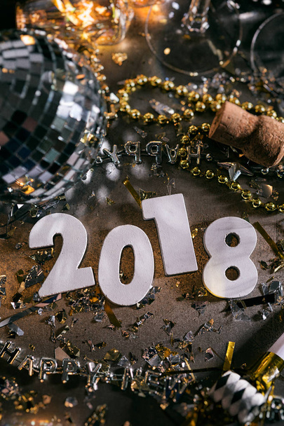 Ano Novo: Vista aérea de 2018 números para NYE
 - Foto, Imagem