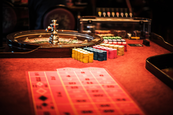 Casino Roulette Rad Tisch - Foto, Bild
