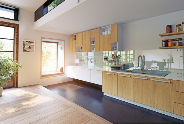 Interior de cocina moderna - Foto, imagen