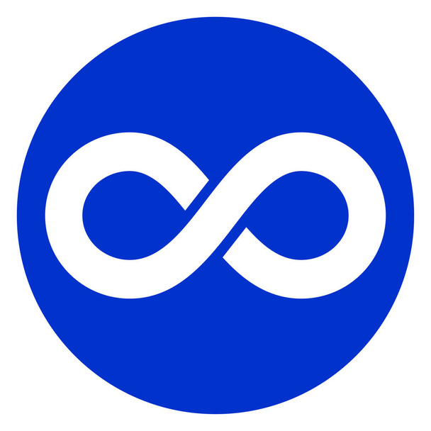 icône cercle bleu infini
 - Vecteur, image