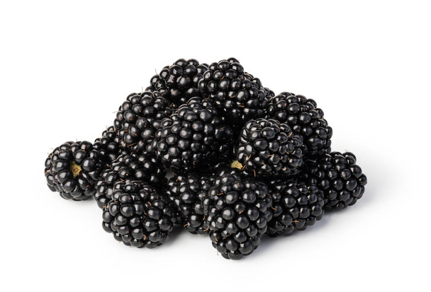 Blackberry elszigetelt fehér háttér - Fotó, kép