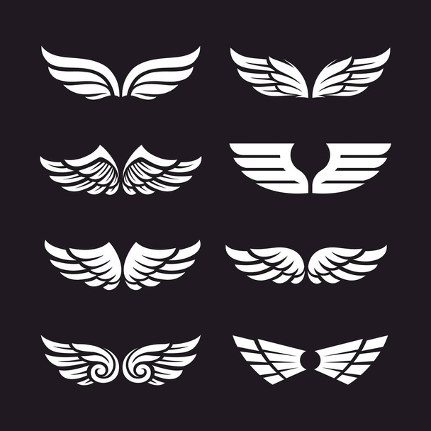 Set of Vector Wings - Vector, Image