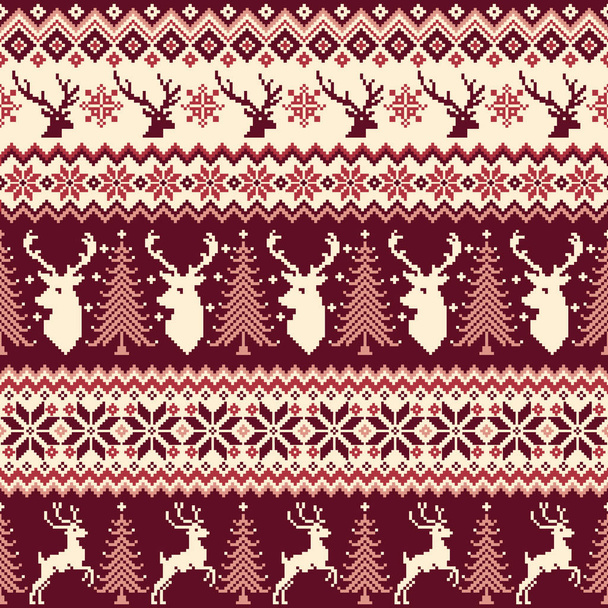 Nordic pattern illustration - Wektor, obraz