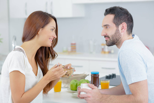 couple having a breakfast - Foto, immagini