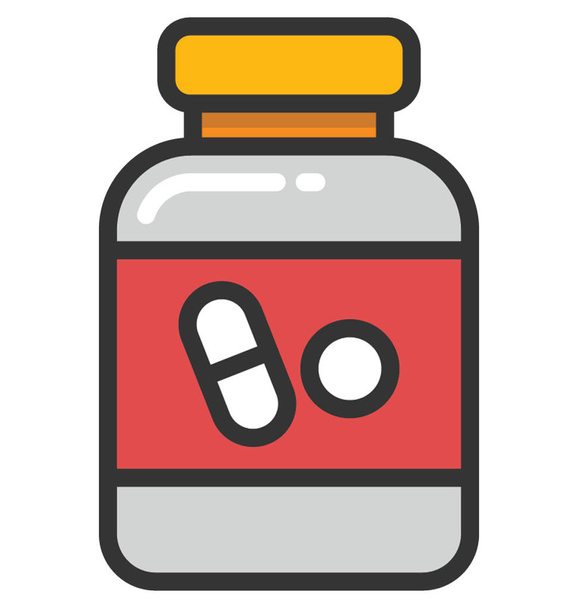 Food Supplements Vector Icon - ベクター画像