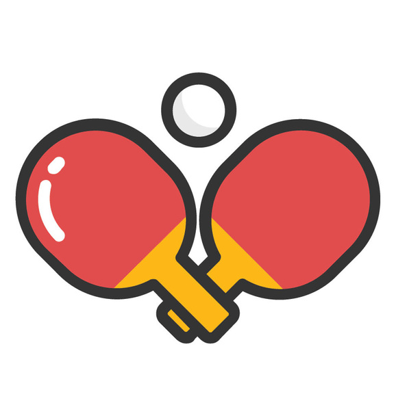 Table Tennis Vector Icon - Вектор,изображение