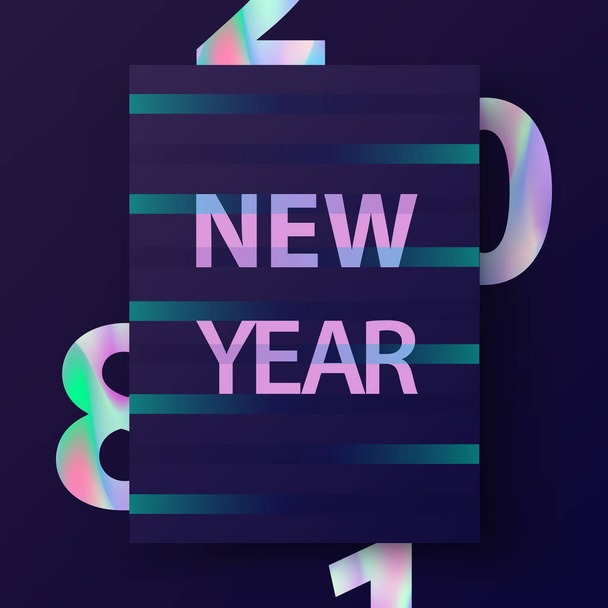 Design de capa de Ano Novo
  - Vetor, Imagem