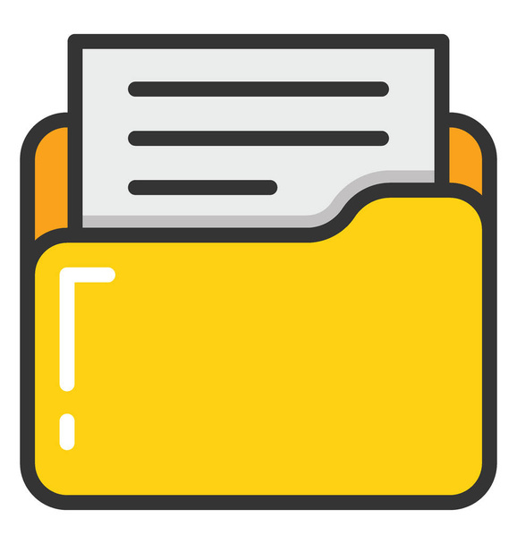 Folder Vector Icon - Vettoriali, immagini