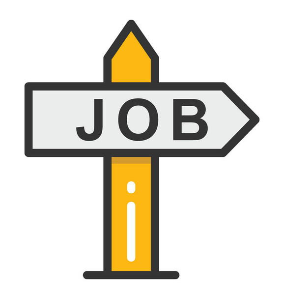 Job Opportunity Vector Icon - Vetor, Imagem