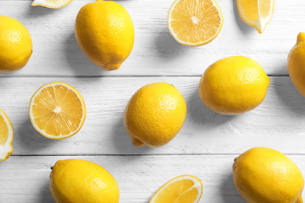 Fresh ripe lemons - 写真・画像
