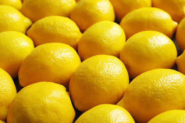 Fresh ripe lemons - Фото, изображение