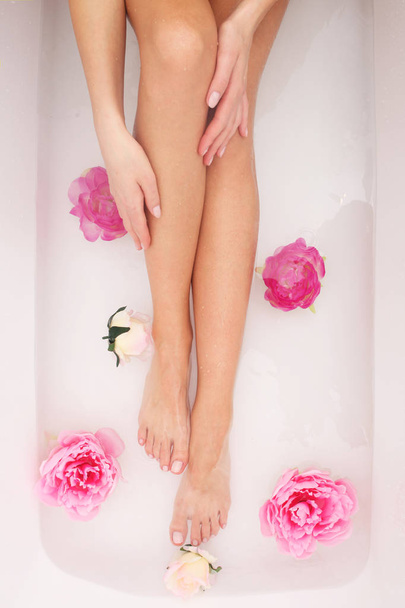Beautiful female legs and feet. - Fotó, kép