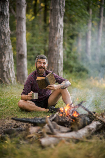 Camping, hiking, lifestyle - Fotoğraf, Görsel