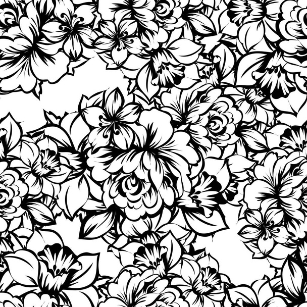 Seamless floral pattern - Вектор, зображення