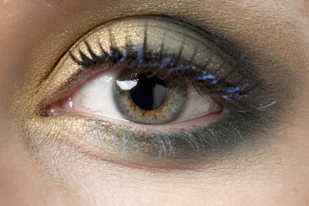 vrouw oog - Foto, afbeelding