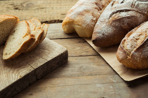 Organic homemade bread for breakfast. - Φωτογραφία, εικόνα