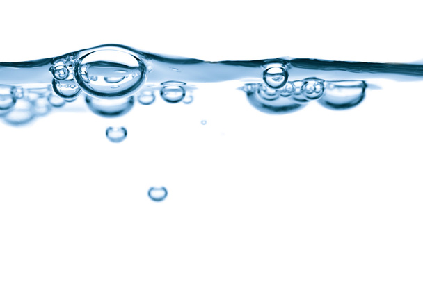 Fondo de burbujas de agua azul abstracto
 - Foto, imagen