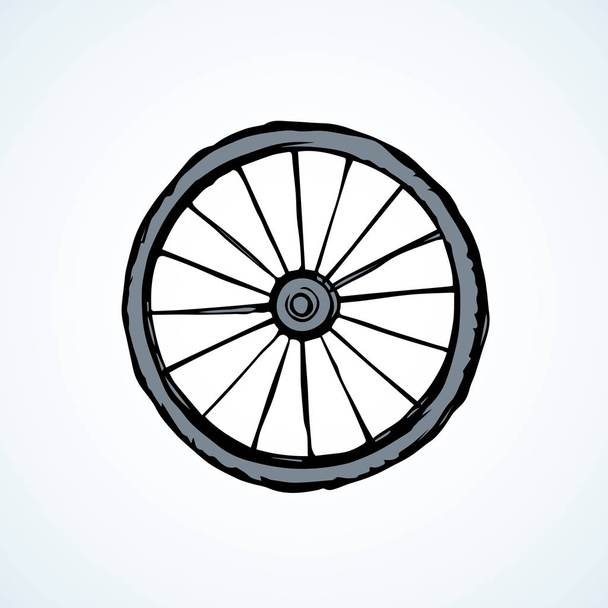 Neumático. Dibujo vectorial
 - Vector, Imagen