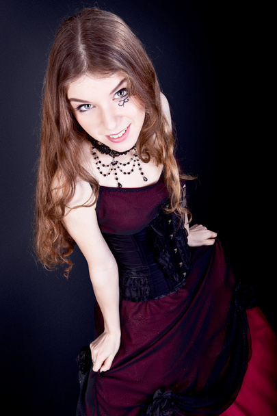 Beautiful gothic girl - Foto, imagen