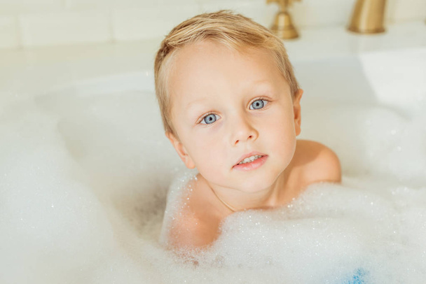 little boy in bathtub - Photo, Image