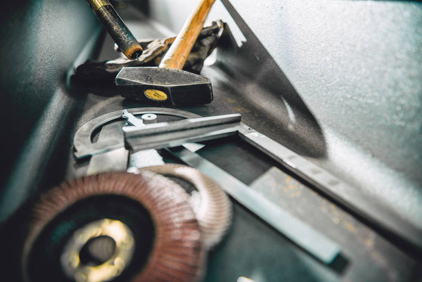 close-up of welding tools - Фото, изображение
