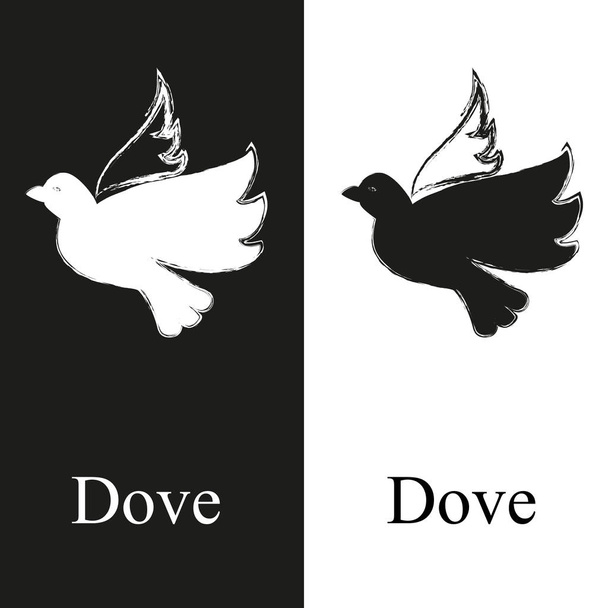 Dove for web design - Vector, imagen
