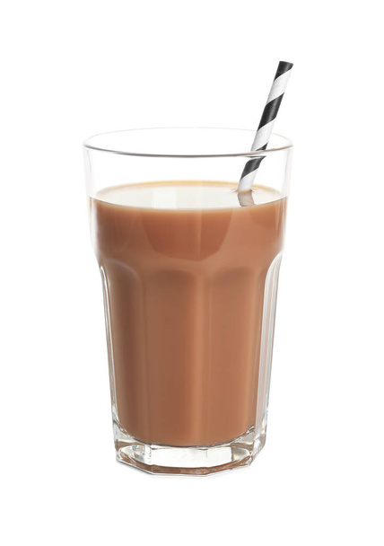 Glass of fresh protein shake  - Zdjęcie, obraz