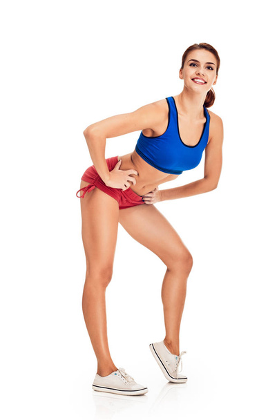 posing young woman with slim body - Фото, зображення