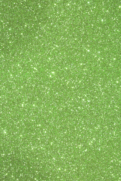 Fond vert chatoyant avec des lumières scintillantes et reflectio
 - Photo, image