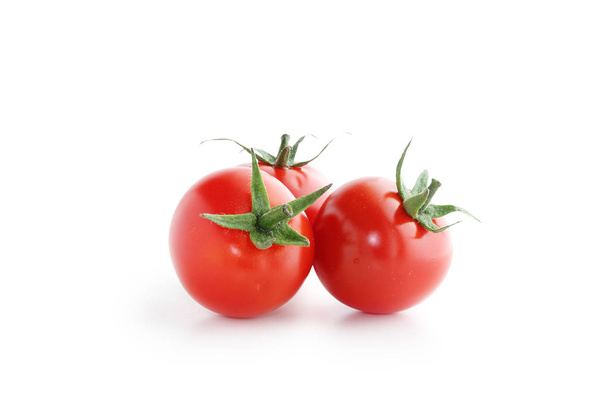 tomatoes cherry on white background - Foto, Imagen