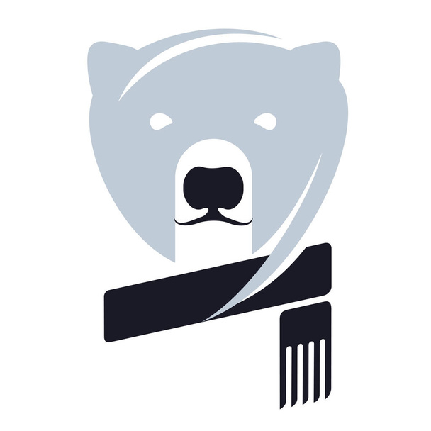 Polar bear logo - Вектор, зображення