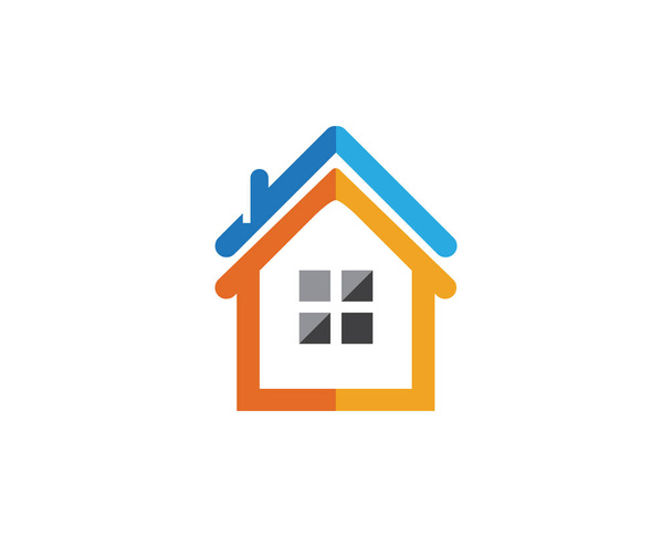 Дизайн логотипу нерухомості та будівництва
 - Вектор, зображення