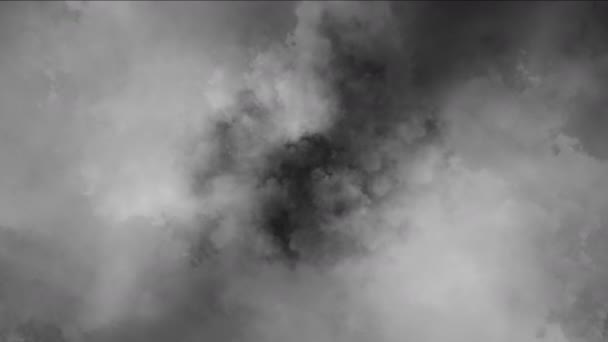 4k Gewitterwolken Nebel Gas Rauch, Verschmutzung Dunst Himmel, Atmosphäre Wetter Hintergrund - Filmmaterial, Video