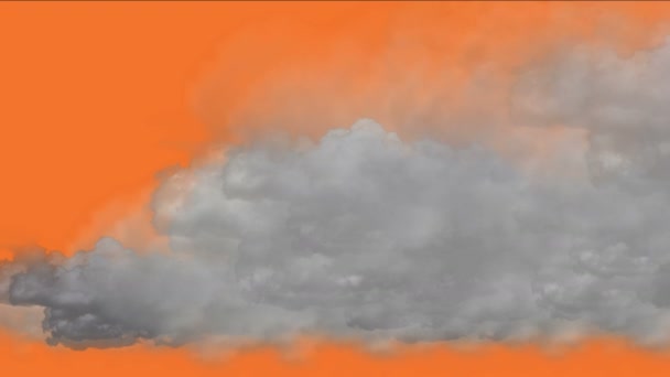 4k Storm cloud mist gas smoke, pollution haze sky, crepúsculo sunset sunrise background
 - Filmagem, Vídeo